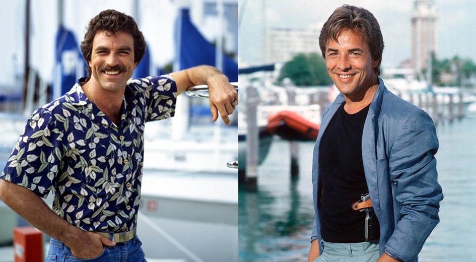 Tom Selleck and Don Johnson.