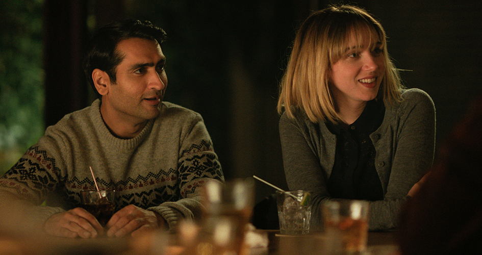 Kumail Nanjiani and Zoe Kazan in The Big Sick.