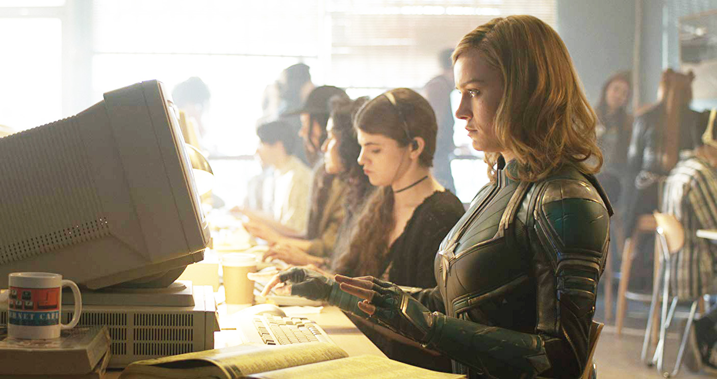 Background Actors at an internet cafe in Captain Marvel.