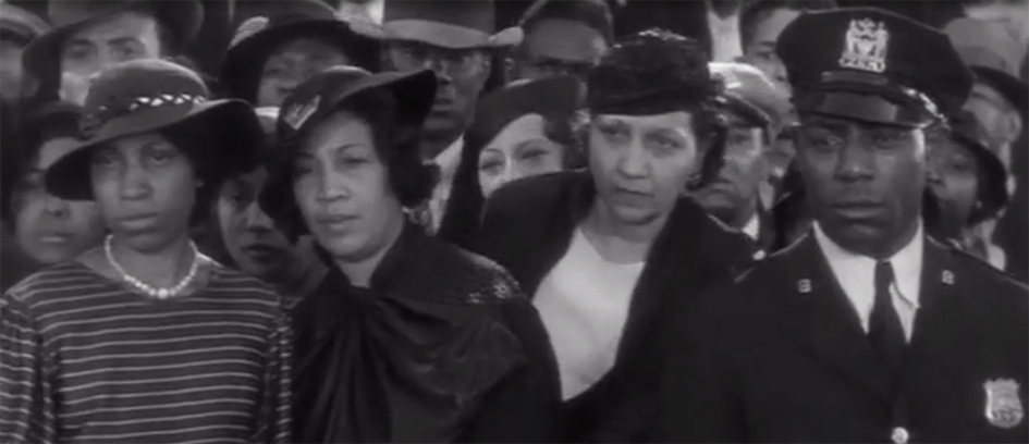 African American extras in Imitation of Life (1934).