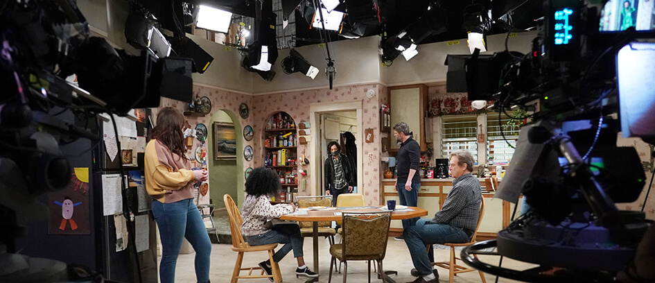 Behind the scenes of the fall TV series The Conners.