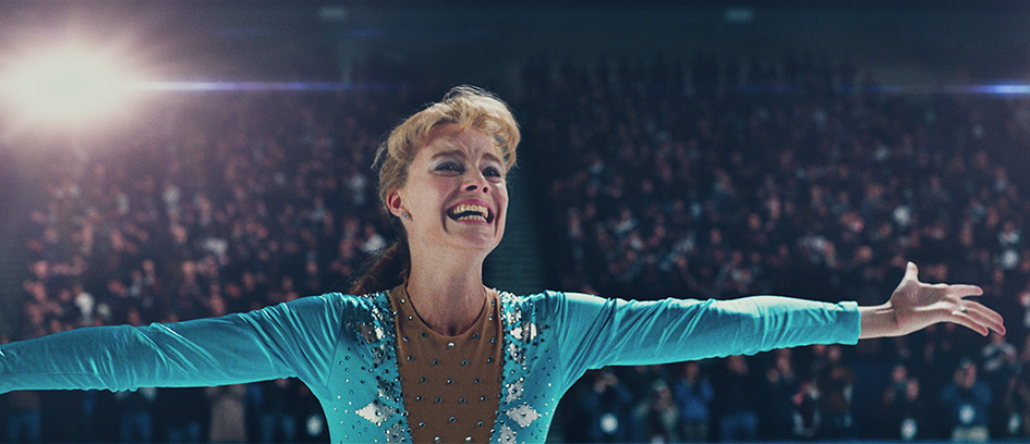 Margot Robbie in I, Tonya.