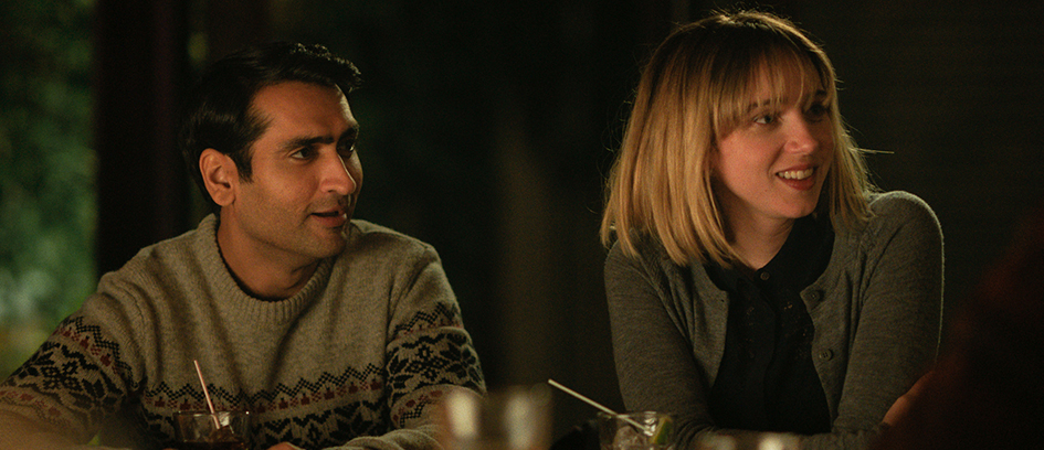 Kumail Nanjiani and Zoe Kazan in The Big Sick.