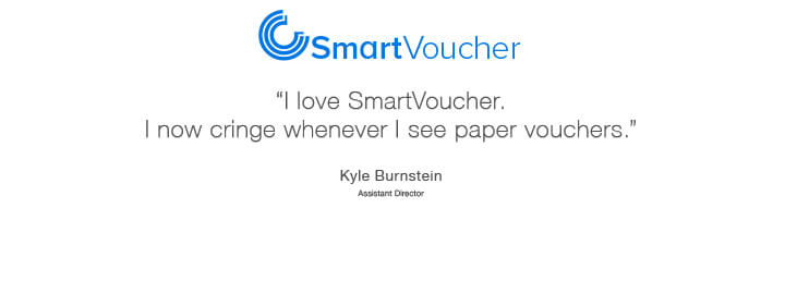 I love SmartVoucher. I now cringe whenever I see paper vouchers.